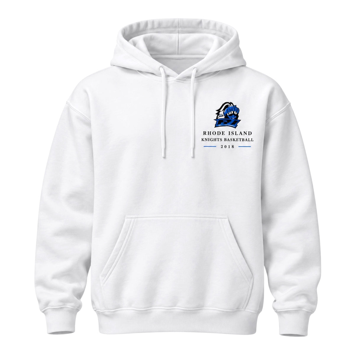 RI KNIGHTS × BRHODIES COLLAB WHITE HOODIE 🏀