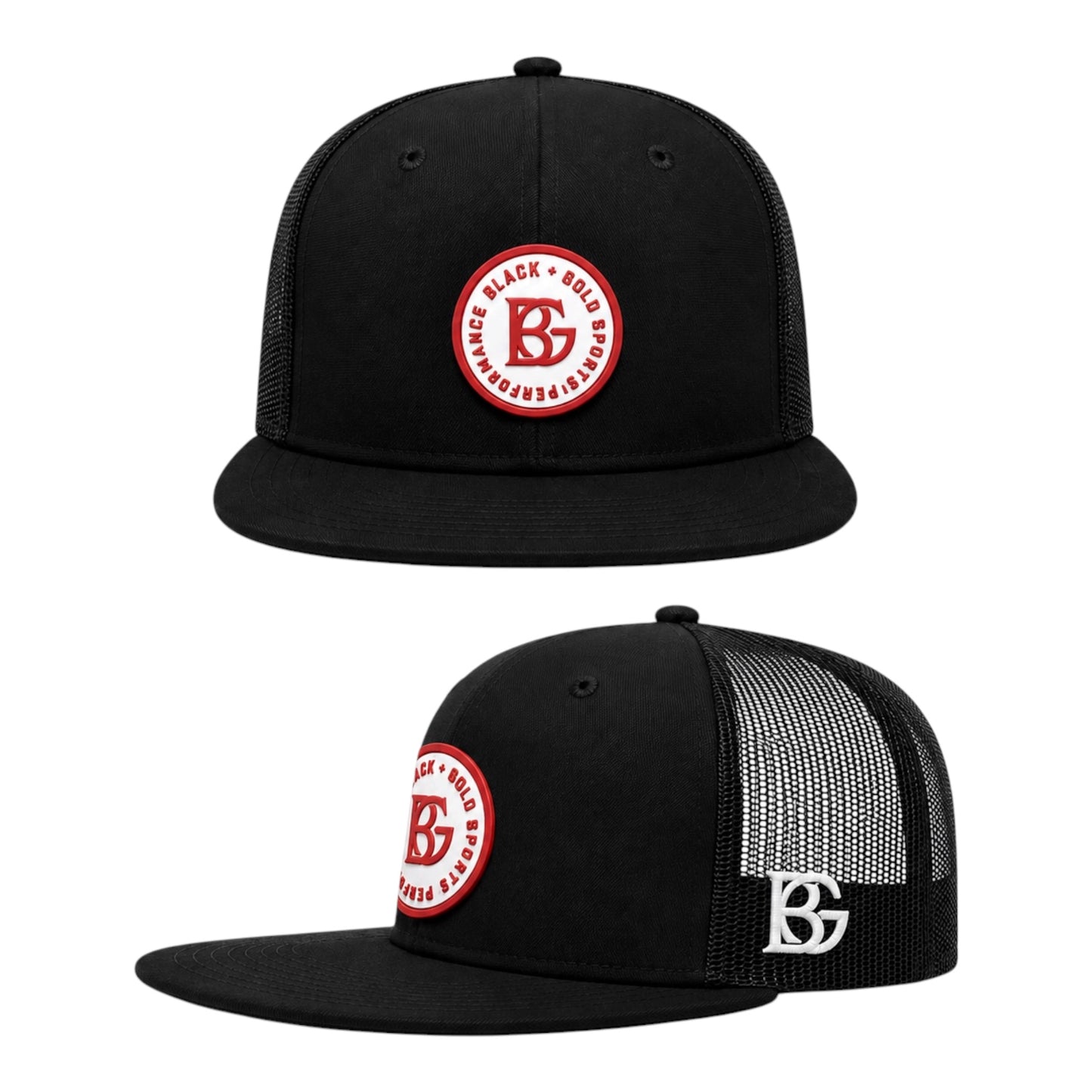 BLACK & GOLD PERFORMANCE MESH HAT
