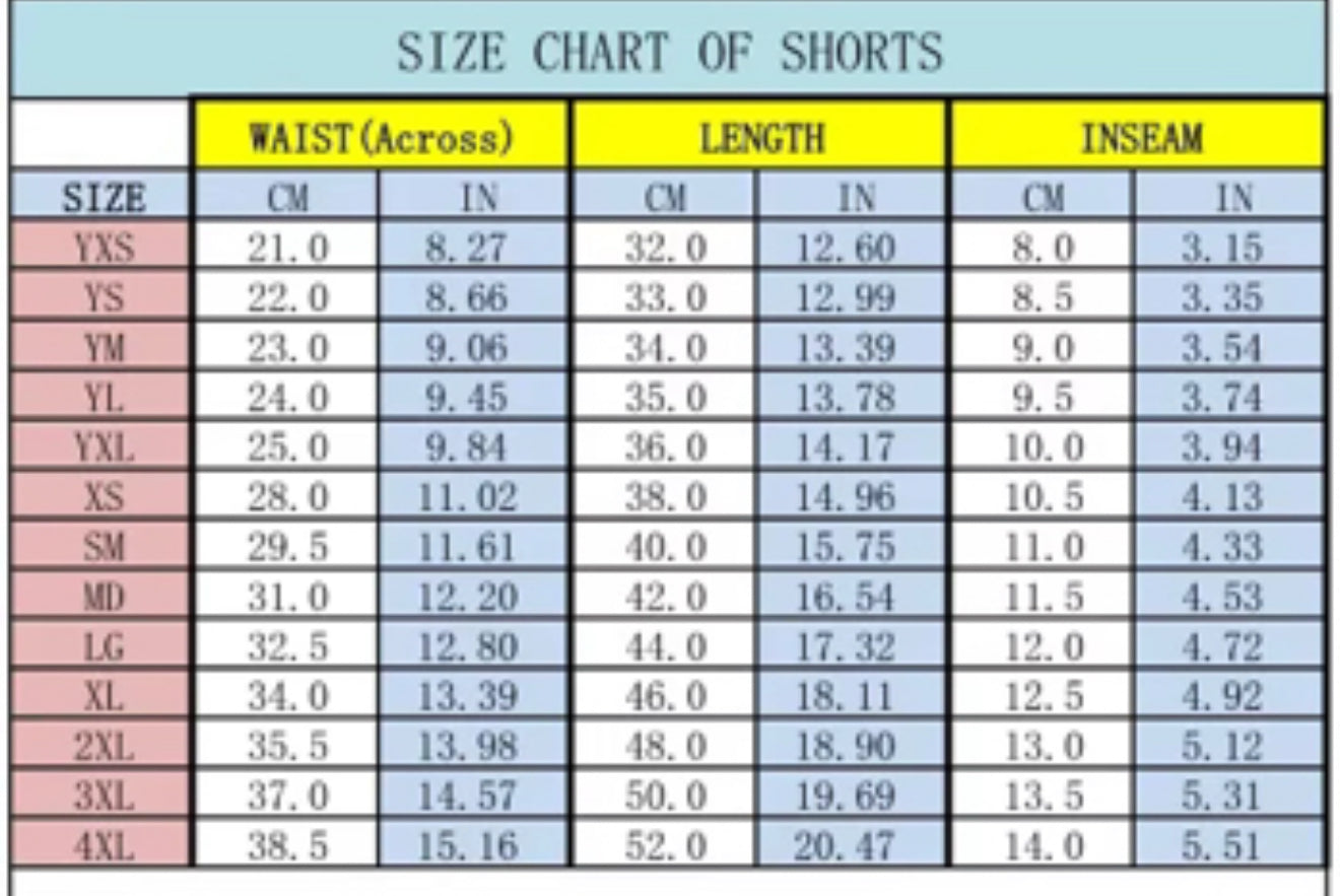 Ice Cream Drip Shorts