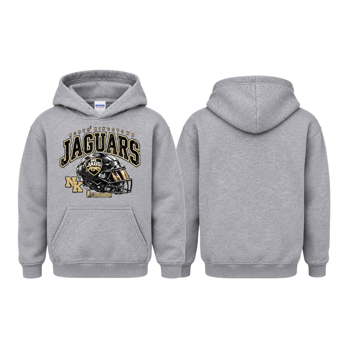 NK Jaguars Helmet Hoodie | Heather Gray