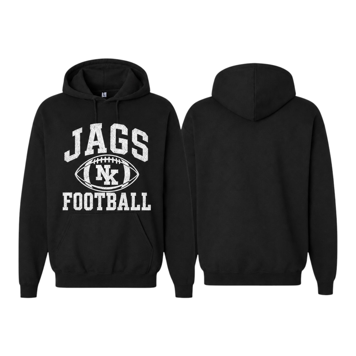 JAGS FOOTBALL × BRHODIES — VINTAGE HOODIE