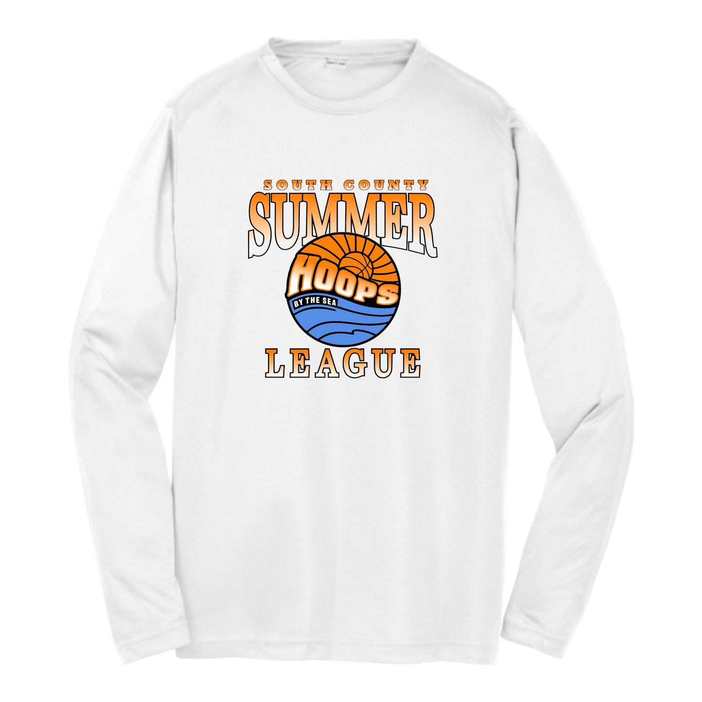 Brhodies x Hoops By The Sea – 2025 Poly LongSleeve Tee (youth)