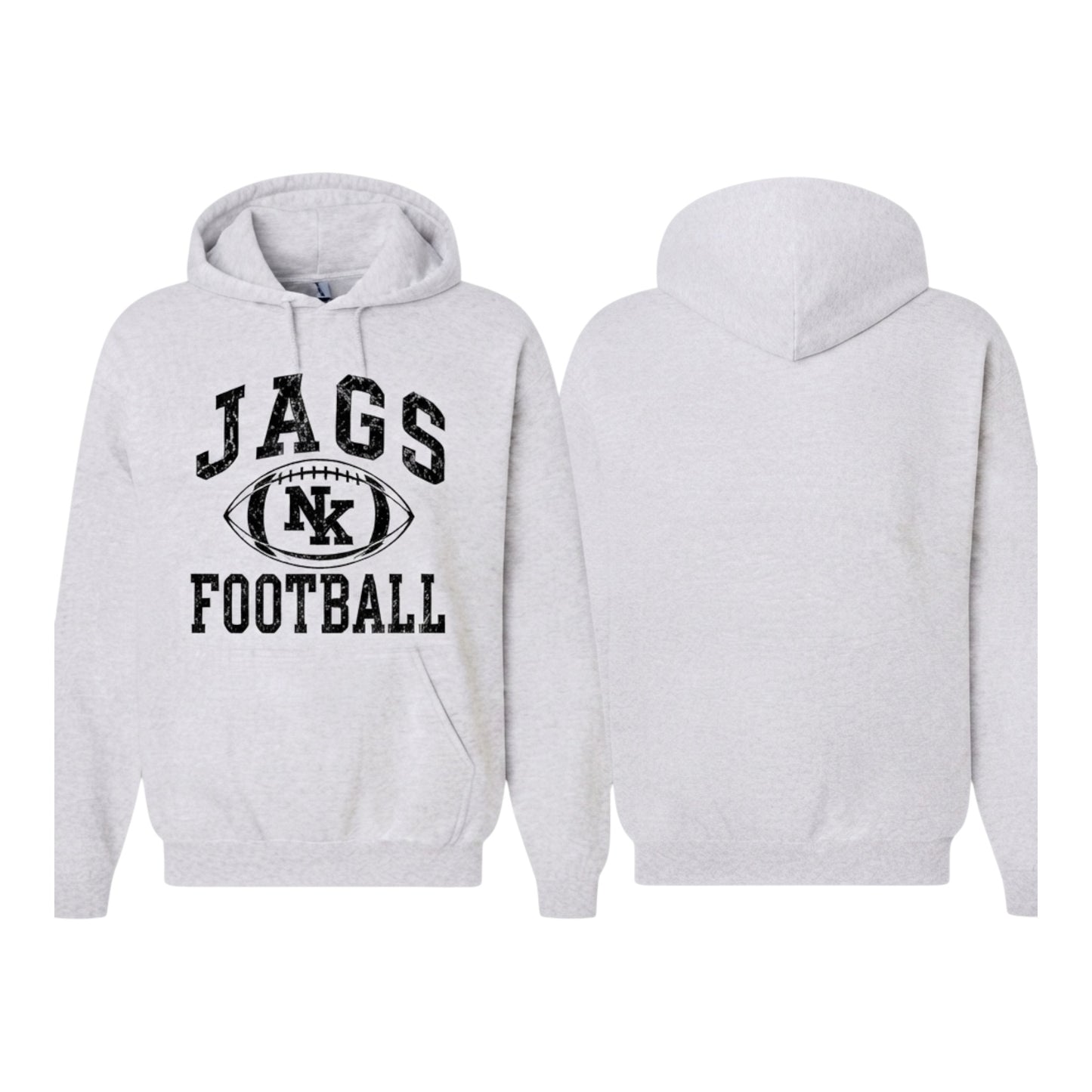 JAGS FOOTBALL × BRHODIES — VINTAGE HOODIE