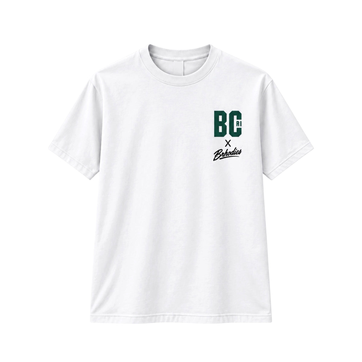 BCRI × BRHODIES COLLAB TEE WHITE DRI-EASE TEE 🏀