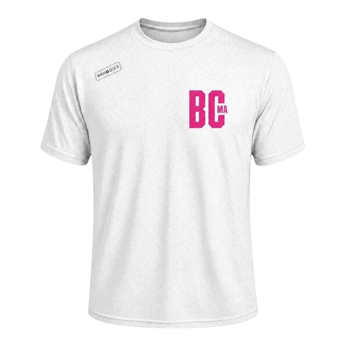 White/ Pink BCMA × Brhodies Dri‑Ease Tee 🏀