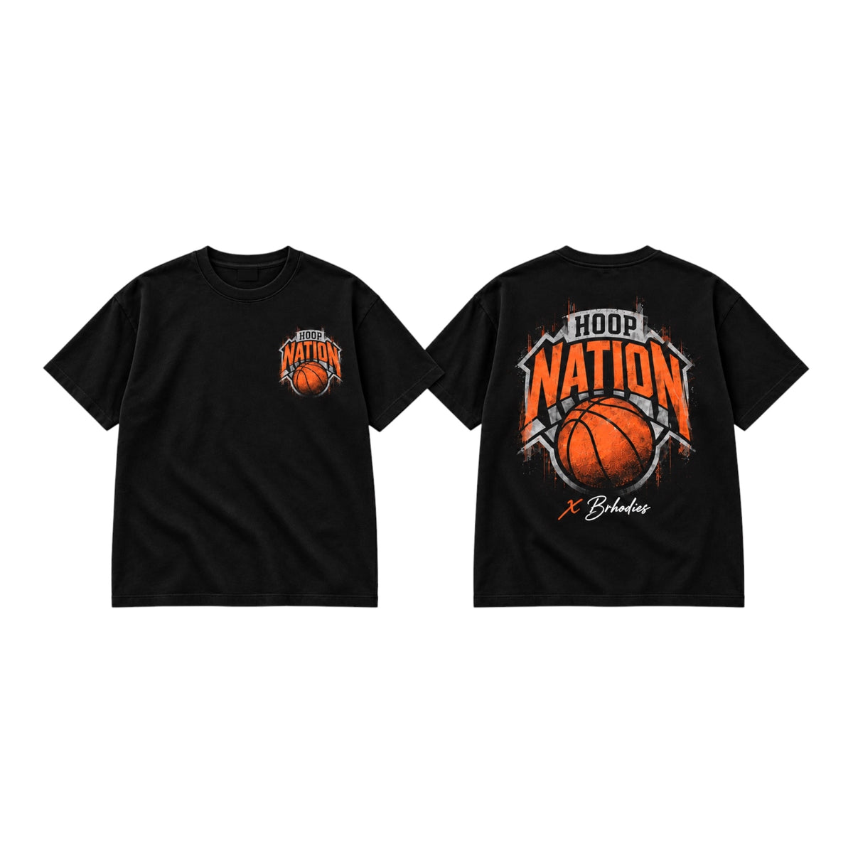 Hoop Nation x Brhodies Vintage Basketball Dri Ease Tee