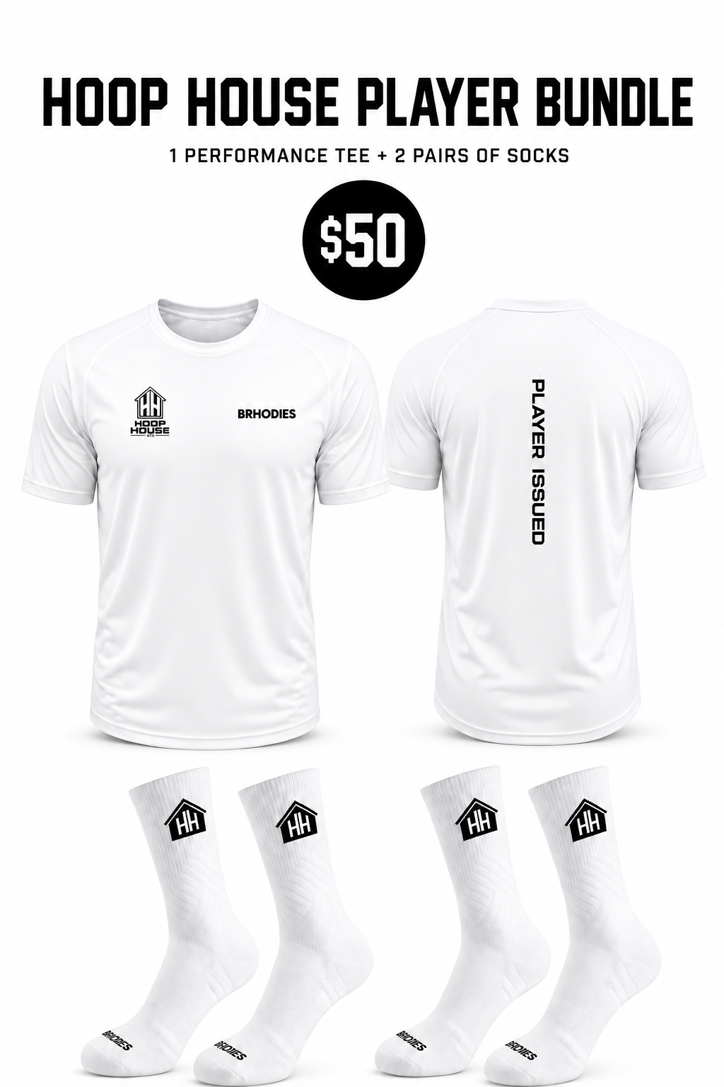 HOOP HOUSE × BRHODIES PLAYER ISSUED BUNDLE