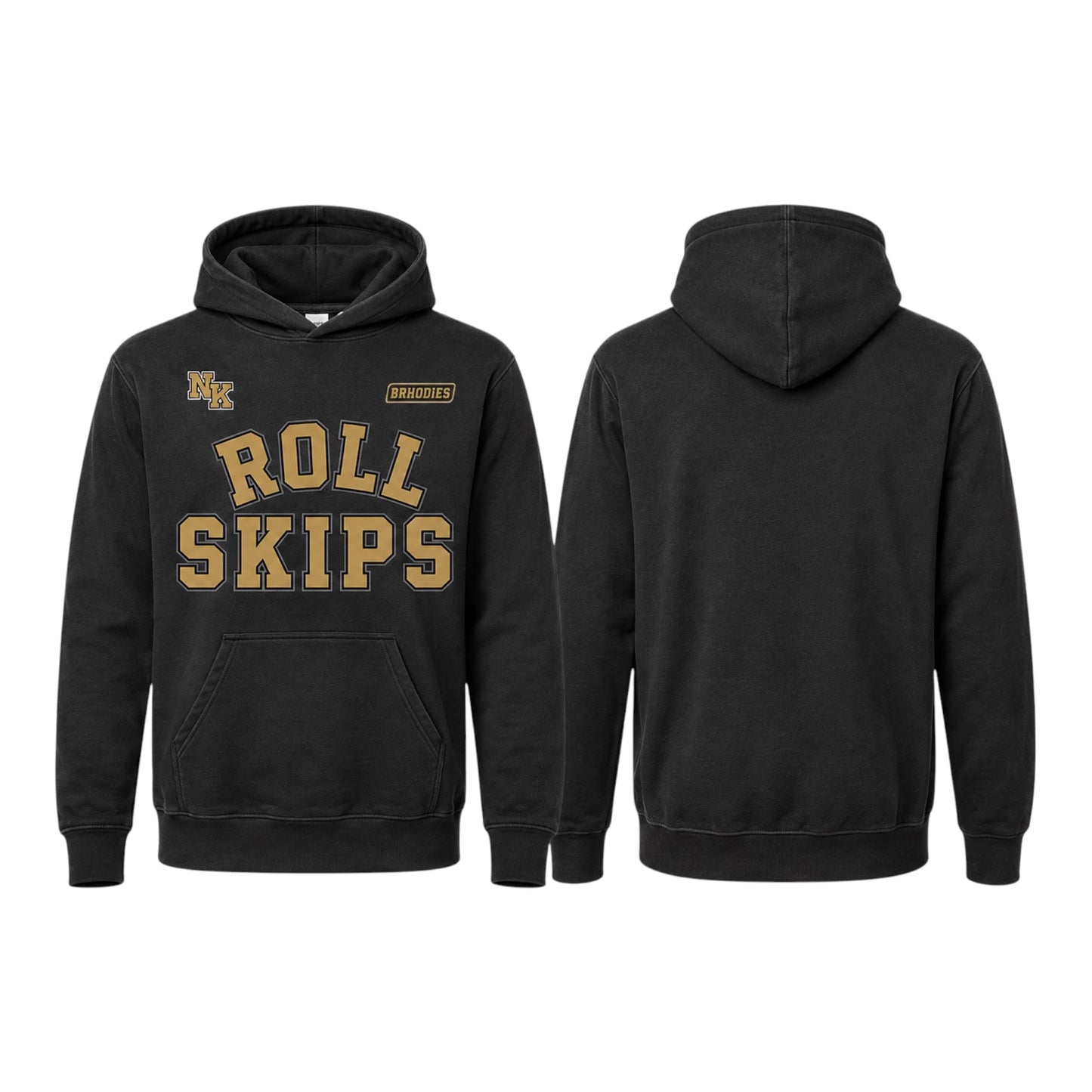 Roll Skips Black Hoodie