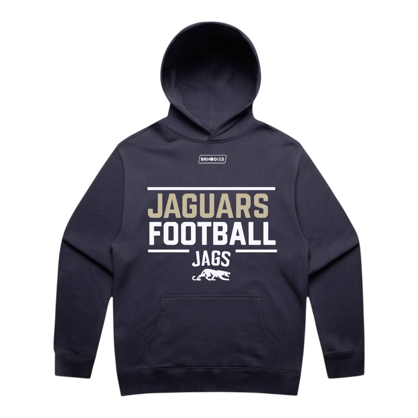 Jags Football Print Hoodie (faded black)