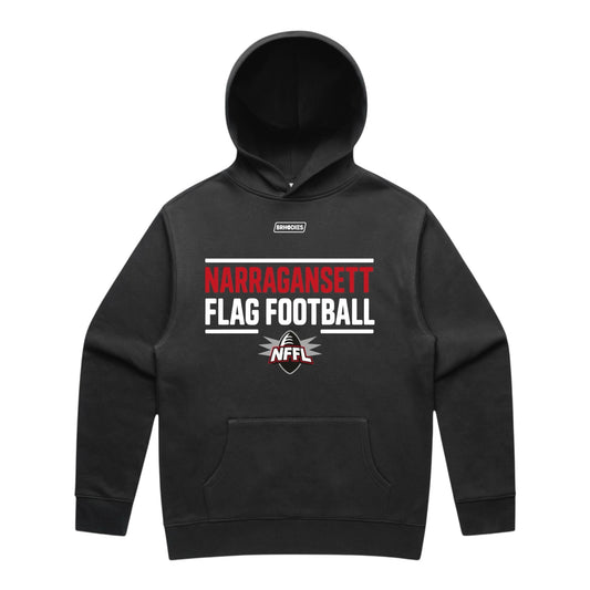 Gansett Flag Hoodie (faded black)