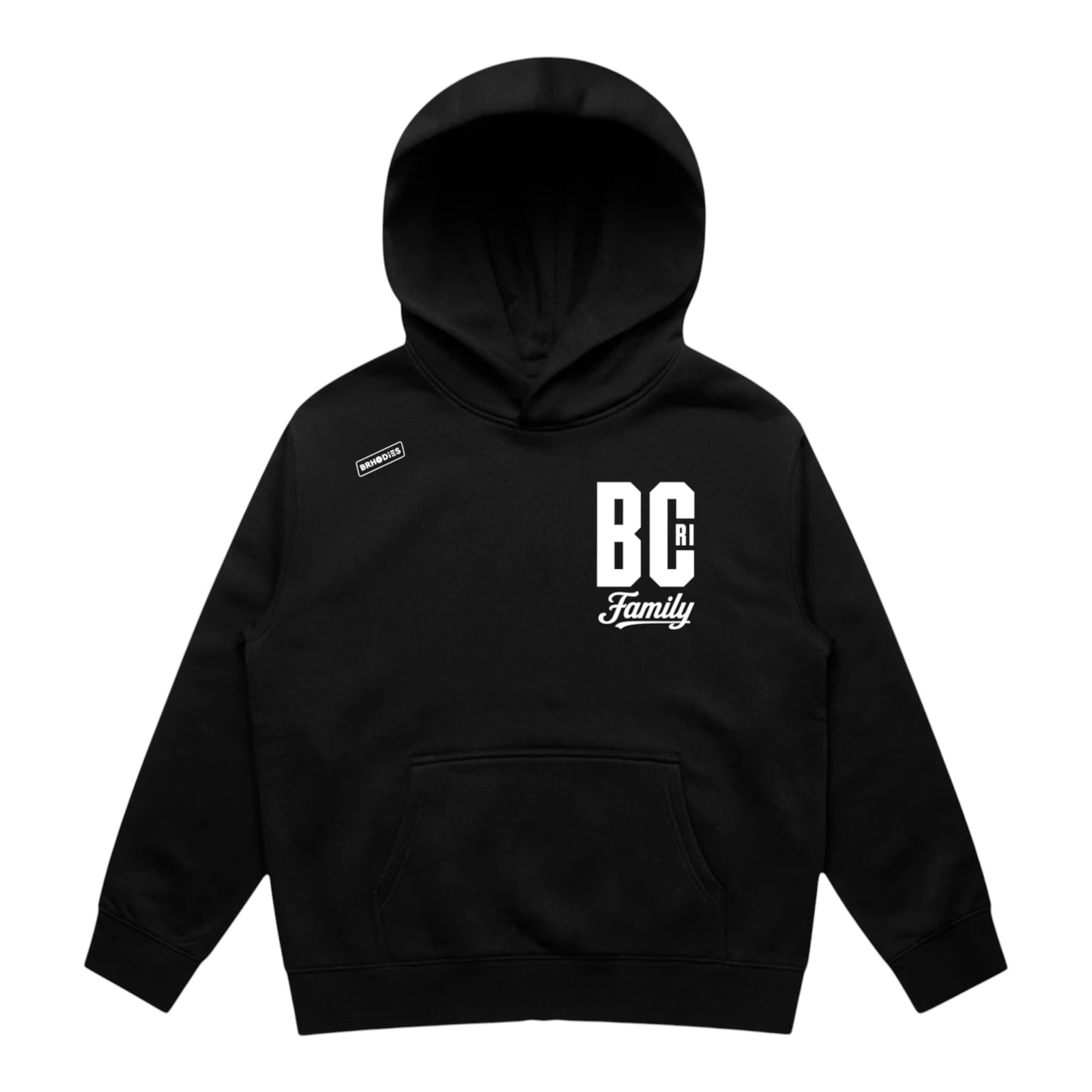 BCRI x BRHODIES - SZN 1 PREMIUM HOODIE (black/ white)
