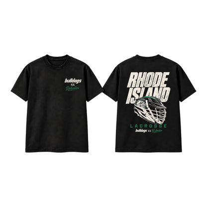 Brhodies × Bulldogs — Rhode Island Helmet Tee | SZN II