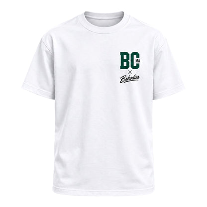 BCMA × BRHODIES COLLAB WHITE DRI-EASE TEE 🏀