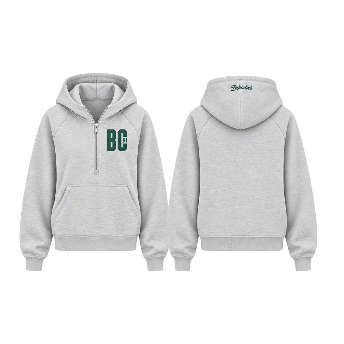 BCRI × BRHODIES LADIES HALF-ZIP HOODIE 🏀