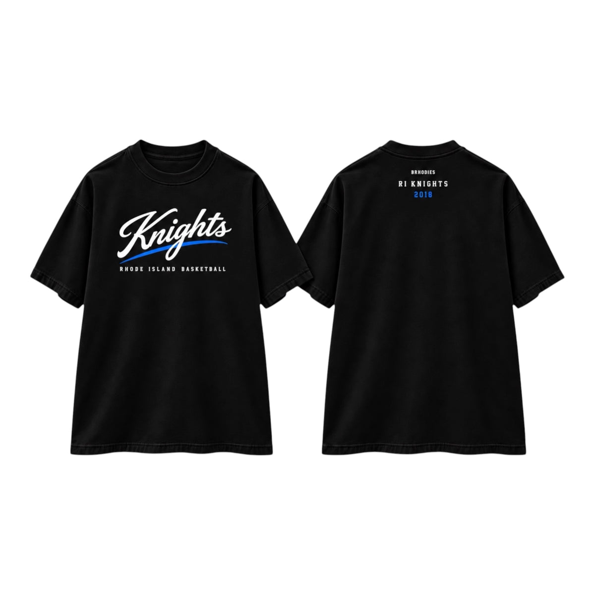 Brhodies x RI Knights Black Dri-Ease Tee