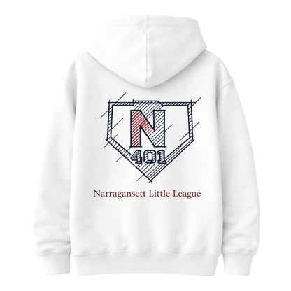 Narragansett Little League Blueprint Hoodie