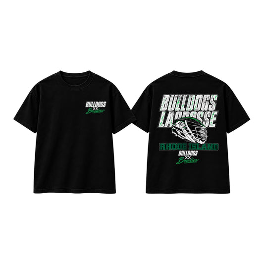 Brhodies × Bulldogs — Rhode Island Helmet Tee | SZN II