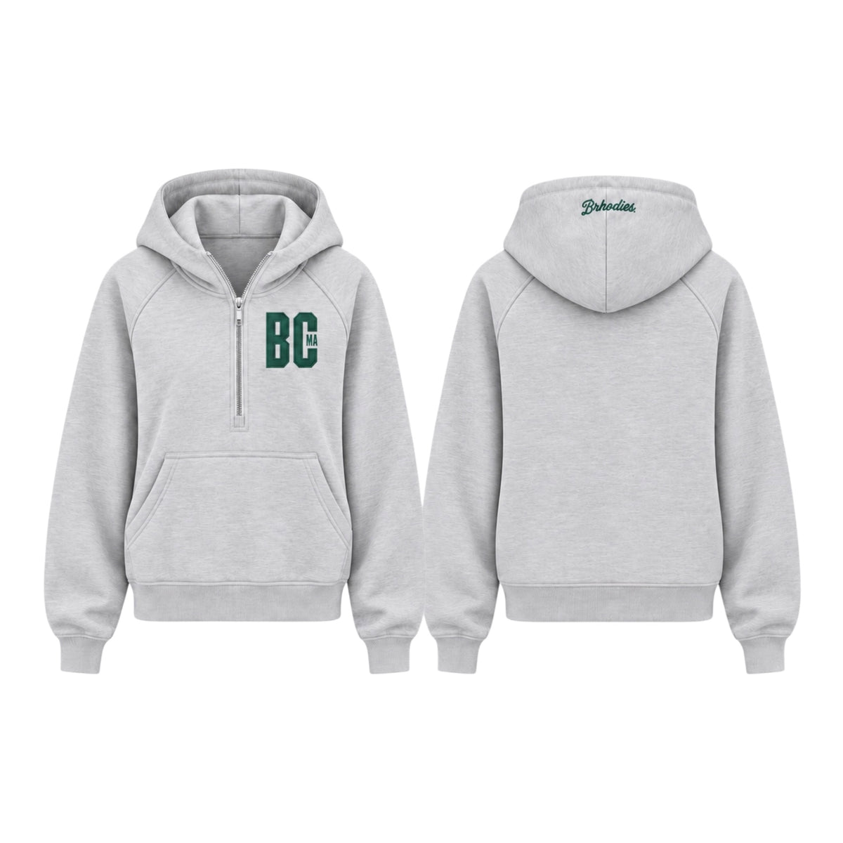 BCMA × BRHODIES LADIES HALF-ZIP HOODIE 🏀