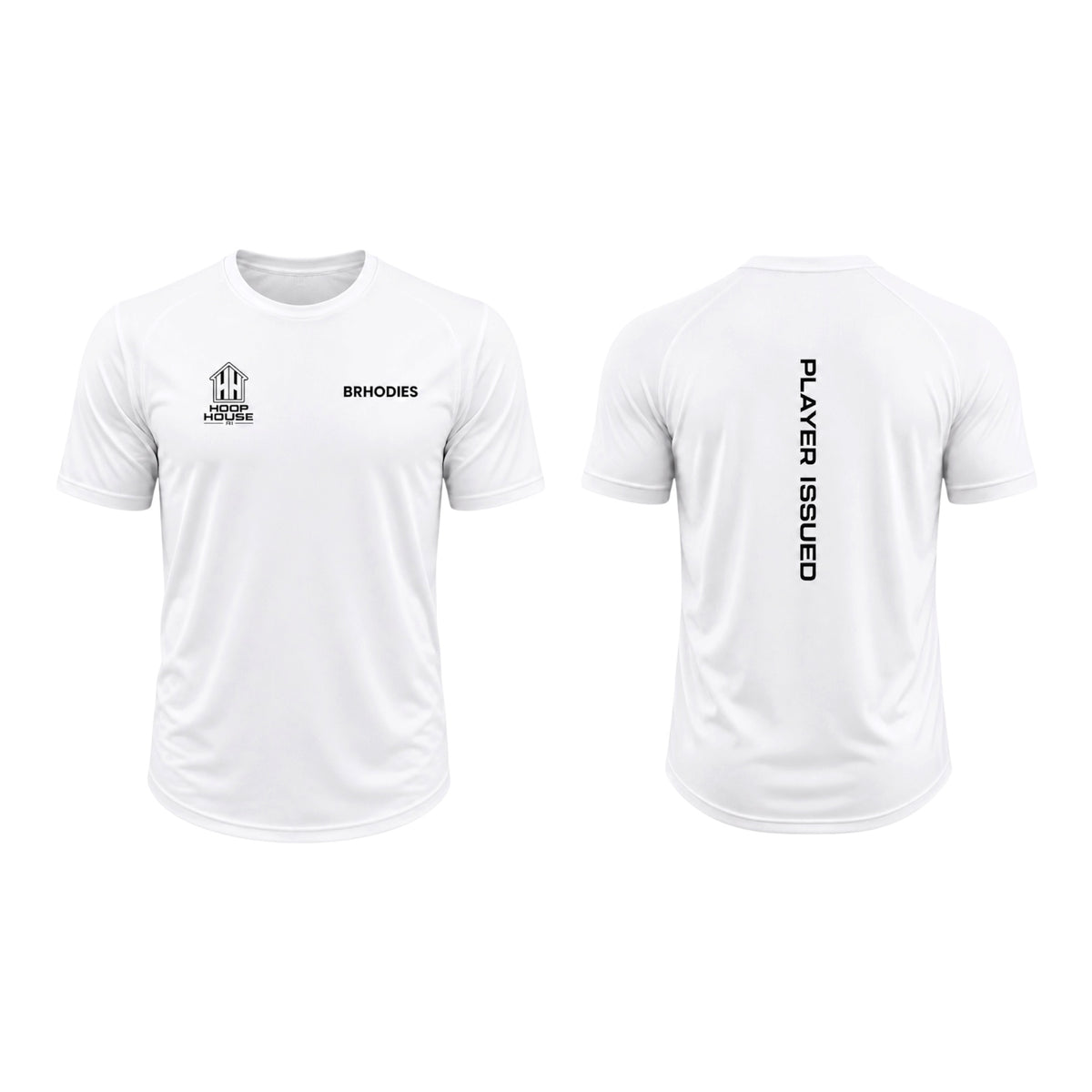 HOOP HOUSE × BRHODIES PLAYER ISSUED LOOSE-FIT MESH COMPRESSION TEE