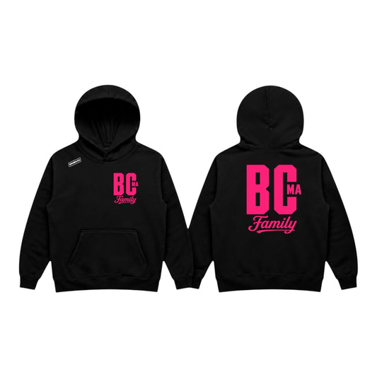 BCMA× BRHODIES — SZN I PREMIUM HOODIE (black/pink)