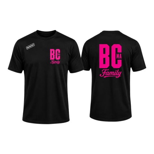 BCMA  × BRHODIES — SZN I PREMIUM TEE (black/pink)