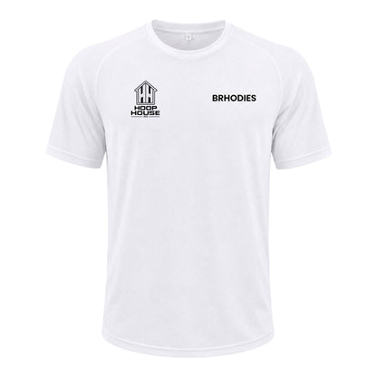 HOOP HOUSE × BRHODIES PLAYER ISSUED LOOSE-FIT MESH COMPRESSION TEE