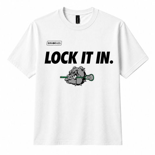 Bulldogs x Brhodies “LOCK IT IN.” Dri-Ease Tee
