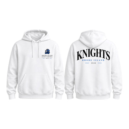 RI KNIGHTS × BRHODIES COLLAB WHITE HOODIE 🏀