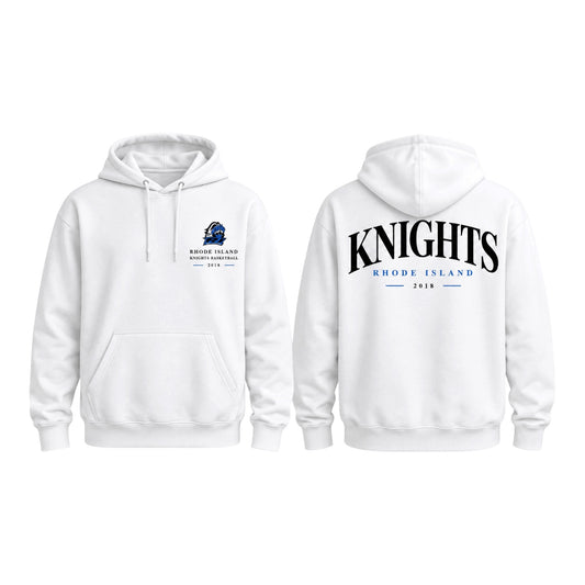 RI KNIGHTS × BRHODIES COLLAB WHITE HOODIE 🏀
