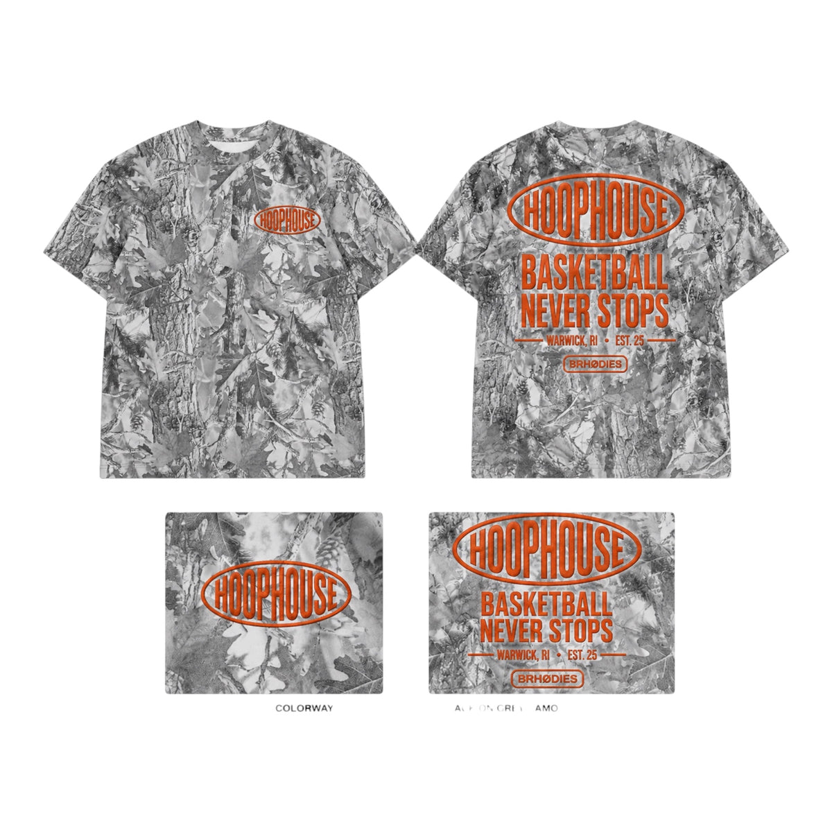Hoop House x Brhodies |  Basketball Never Stops Camo