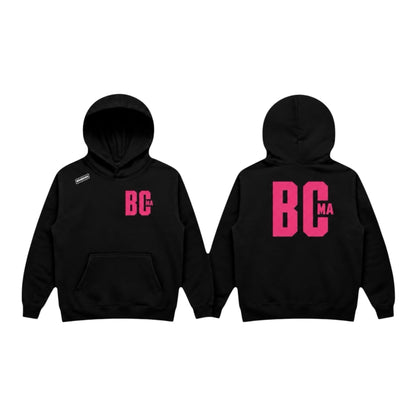 BCMA× BRHODIES — SZN I PREMIUM HOODIE (black/pink)