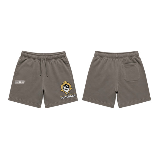 Faded Grey Football Shorts