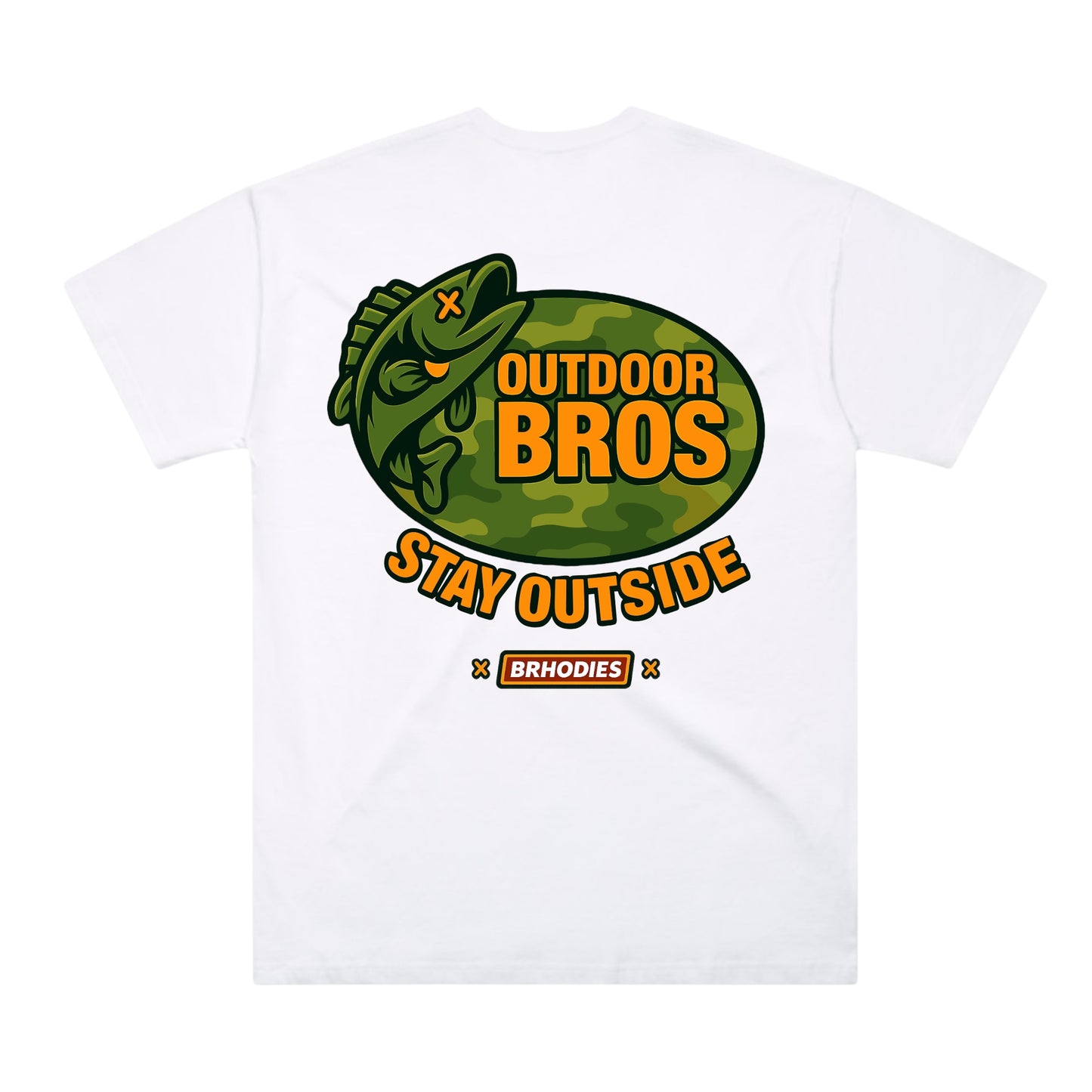 Outdoor Bros, Stay Outside Adult Tee
