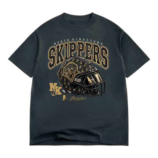 NORTH KINGSTOWN SKIPPERS × BRHODIES — PREMIUM BOX FIT TEE