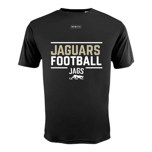 NK Jags Football Poly Tee (black)