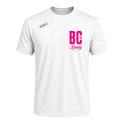 BCRI x BRHODIES  - SZN 1 PREMIUM TEE (white/ pink)