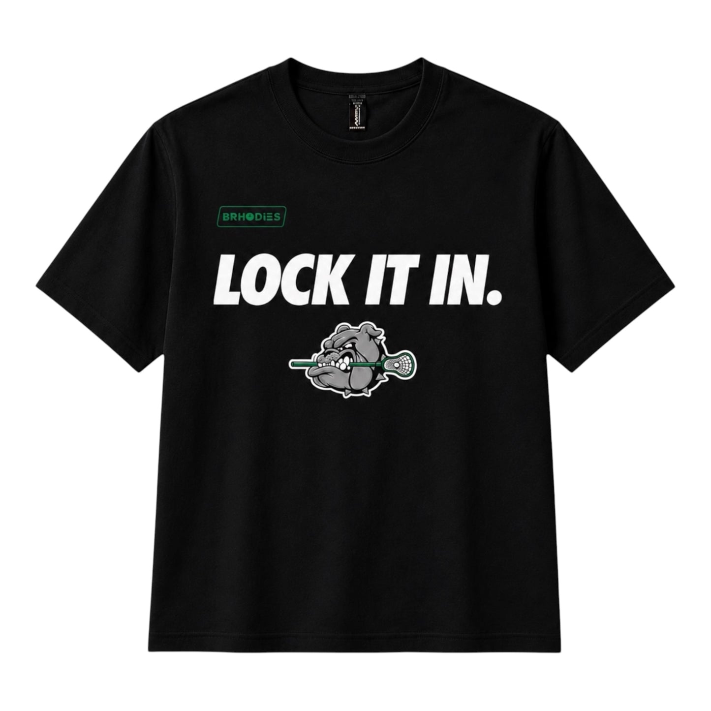 Bulldogs x Brhodies “LOCK IT IN.” Dri-Ease Tee