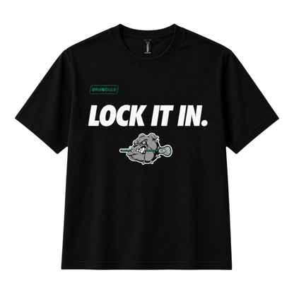 Bulldogs x Brhodies “LOCK IT IN.” Dri-Ease Tee