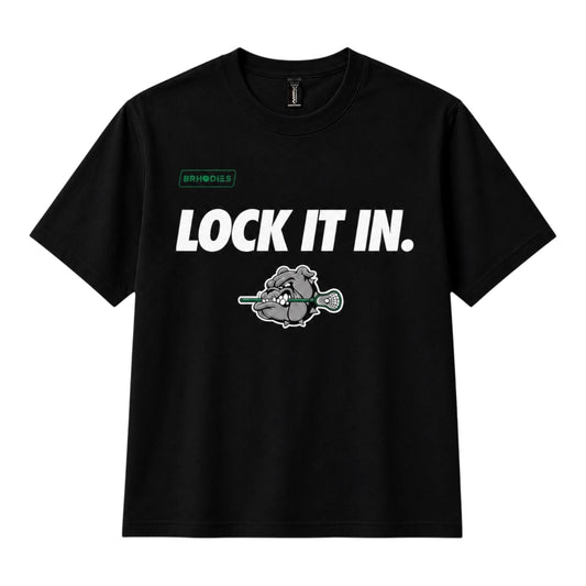 Bulldogs x Brhodies “LOCK IT IN.” Dri-Ease Tee