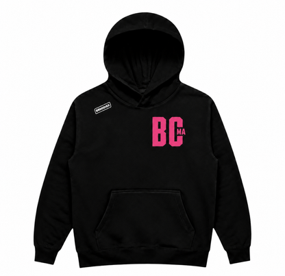 BCMA× BRHODIES — SZN I PREMIUM HOODIE (black/pink)