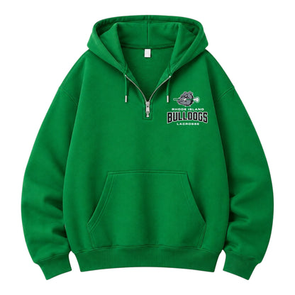 Bulldogs x Brhodies Women’s Half-Zip Hoodie