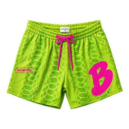 Brhodies Grinches Double Mesh Shorts