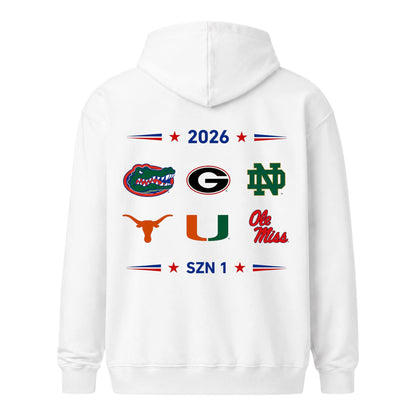 BLACK & GOLD SPORTS PERFORMANCE FLAG LEAGUE™ 2026 SEASON HOODIE