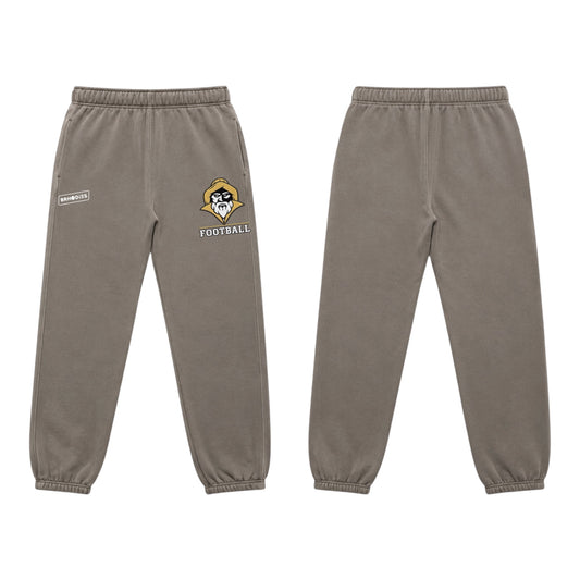 Faded Grey Football Joggers