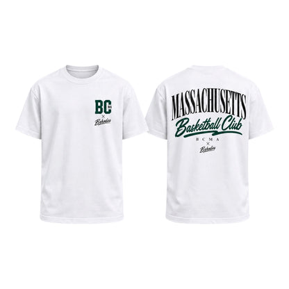 BCMA × BRHODIES COLLAB WHITE DRI-EASE TEE 🏀