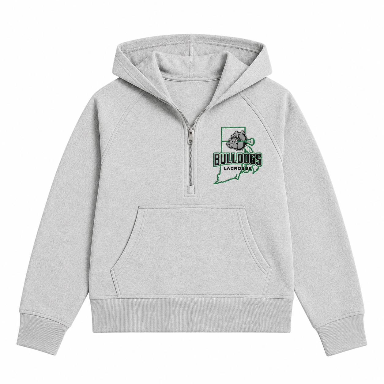 Bulldogs x Brhodies Women’s Quarter -Zip Hoodie