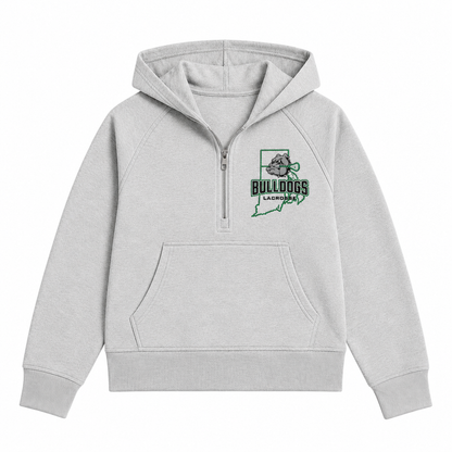Bulldogs x Brhodies Women’s Quarter -Zip Hoodie