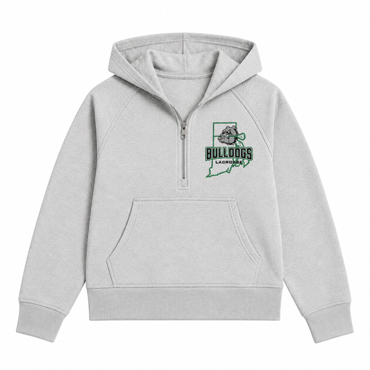 Bulldogs x Brhodies Women’s Quarter -Zip Hoodie