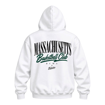 BCMA × BRHODIES COLLAB WHITE HOODIE  🏀