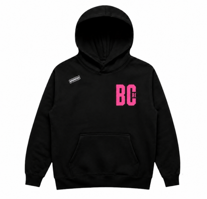 BCRI x BRHODIES - SZN 1 PREMIUM HOODIE (black/ pink)
